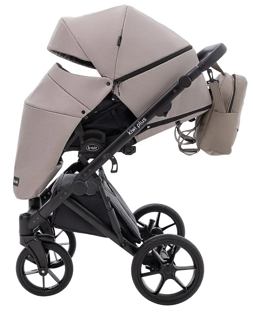 Коляска 2 в 1 Bair Kiwi Plus ECO Soft BKP-455 капучино